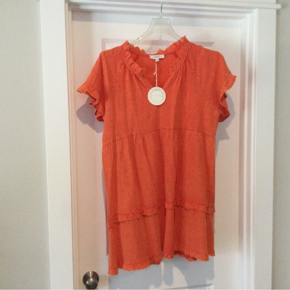 Umgee Coral dress size XL. NWT